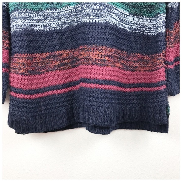 Xirena Colorful Stripe Alpaca Blend Sweater Size Large - Picture 4 of 8